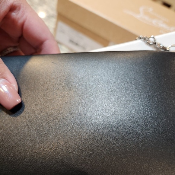 NEW Christian Louboutin Loubitwist Purse in Black and White - Picture 5 of 8